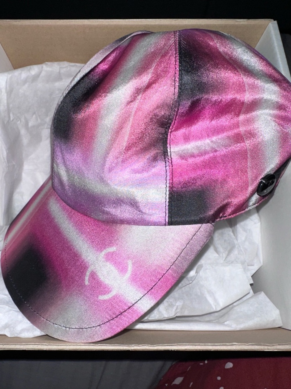 Chanel  Pink Gradient Women's Baseball Cap